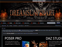 Tablet Screenshot of dreamslayerartworks.com